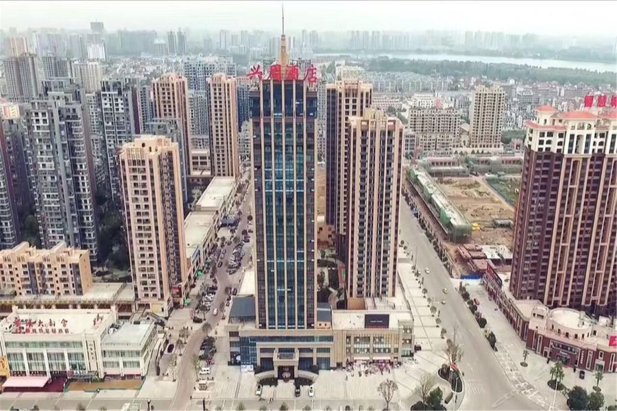 Xingzhou International Hotel Hanzhong Bagian luar foto